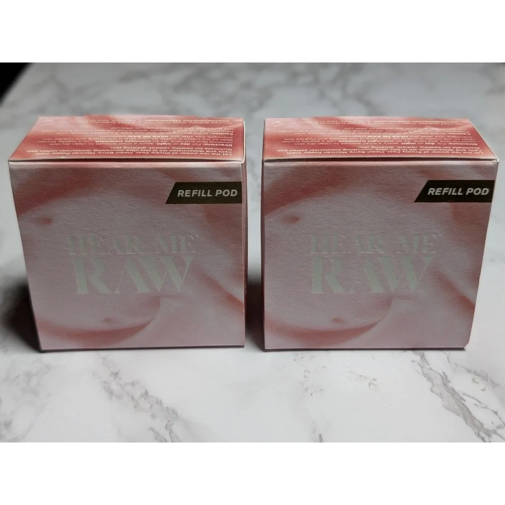 Hear Me Raw The Hydrator Moisturizer Prickly Pear Refill Pod 2.5 Fl Oz Set of 2